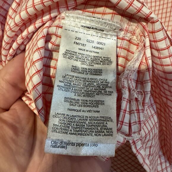 Columbia PFG Super Tamiami 2XL? Vented Fishing LS Button Up Shirt Red Check - Picture 5 of 10